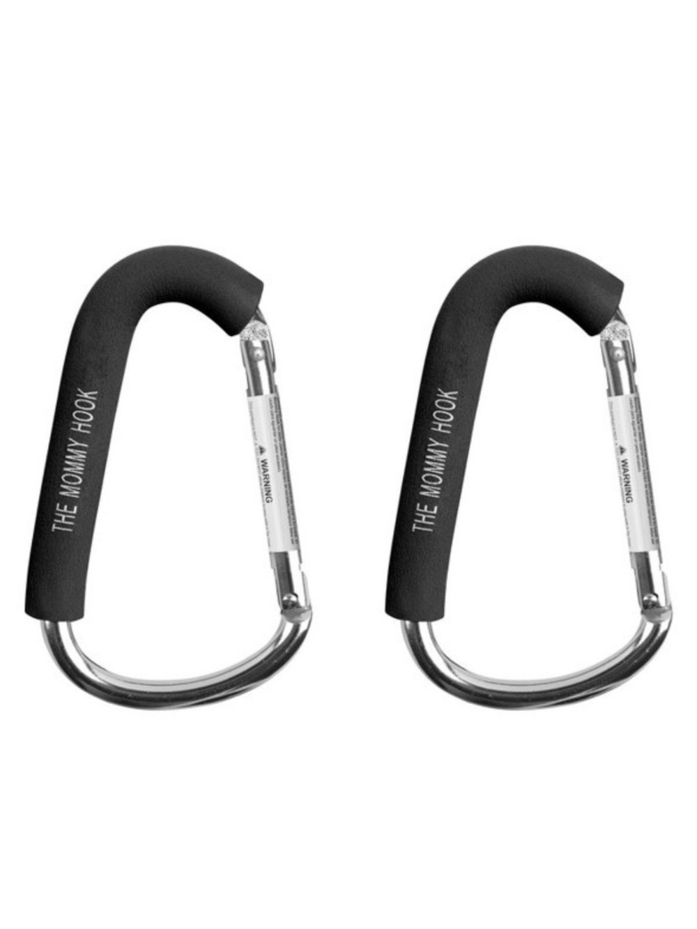 The Mommy Hook, 2 Pack Silver/Black
